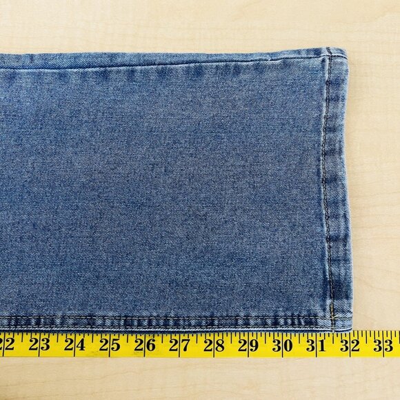 Black Tape Women Blue Denim Jeans Size 29 Kim High Rise Straight Leg Stretch NWT - Picture 9 of 11